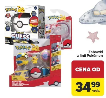 Zabawki z linii Pokémon promocja w Carrefour