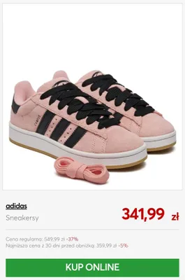 Sneakersy Adidas Campus promocja w eobuwie.pl