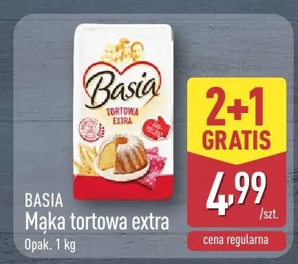 Mąka tortowa extra promocja w Aldi