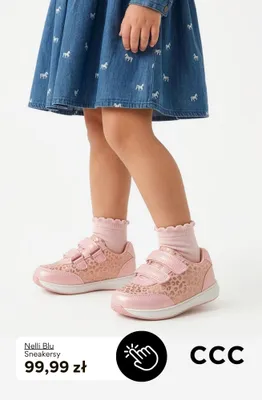 Sneakersy dziecięce Nelli Blu promocja w CCC