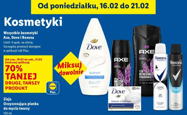 Oczyszczająca pianka do mycia twarzy promocja w Lidl
