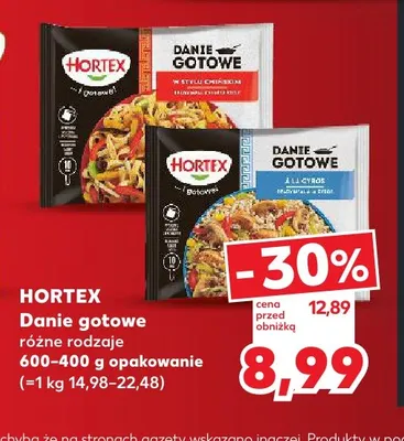 Danie gotowe Hortex promocja w Kaufland