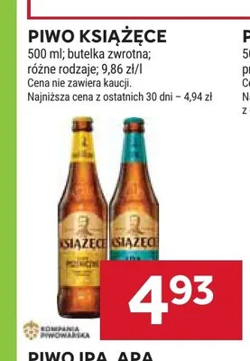 Piwo Książęce promocja w Stokrotka