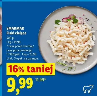 Flaki cielęce Smakmak promocja w Lidl