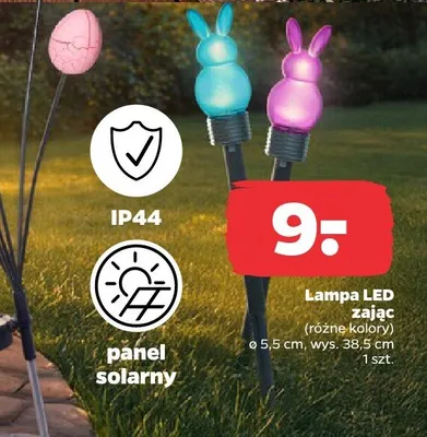 Lampa LED zając promocja w Netto