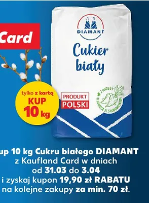 Cukier biały promocja w Kaufland