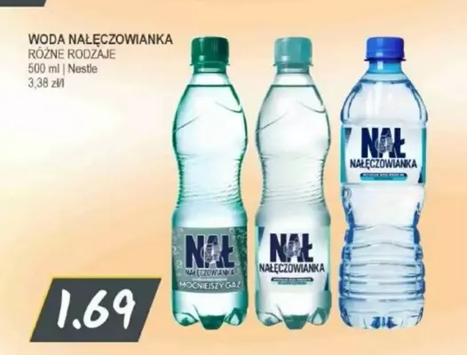 Woda niegazowana Nałęczowianka promocja w Słoneczko