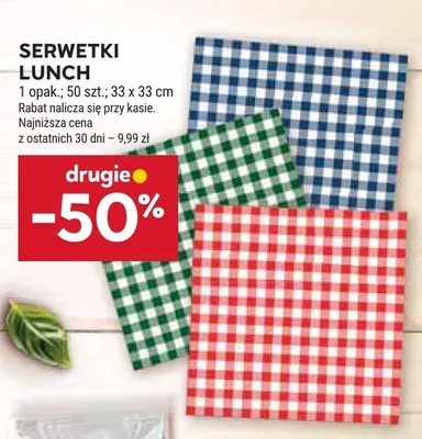 Serwetki Lunch promocja w Stokrotka