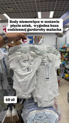 Body niemowlęce So Cute promocja w Pepco