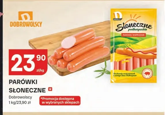 Parówki słoneczne Dobrowolscy promocja w Chorten