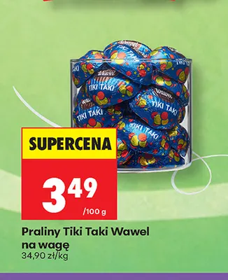 Praliny Tiki Taki Wawel na wagę promocja w Biedronka