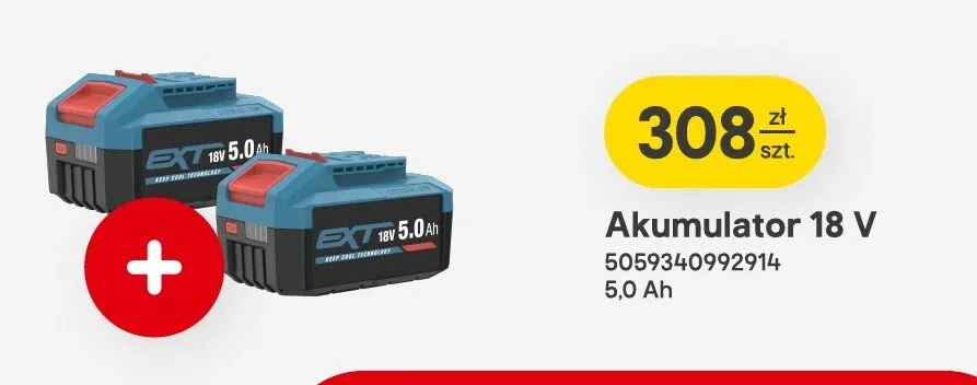 Akumulator 18 V promocja w Castorama