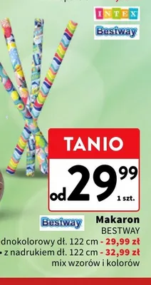 Makaron basenowy z nadrukiem Bestway promocja w Intermarche