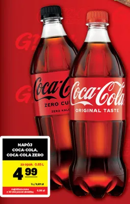 Napój Coca-Cola Original Taste promocja w Gram Market