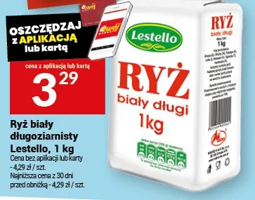 Ryż biały długoziarnisty promocja w Twój Market