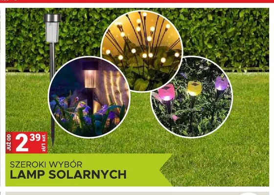 Lampa solarna promocja w Merkury Market