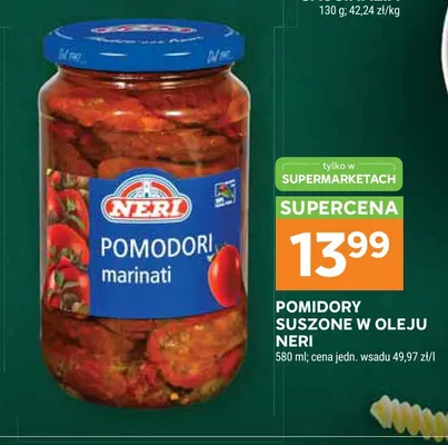 Pomidory suszone w oleju Neri promocja w Stokrotka