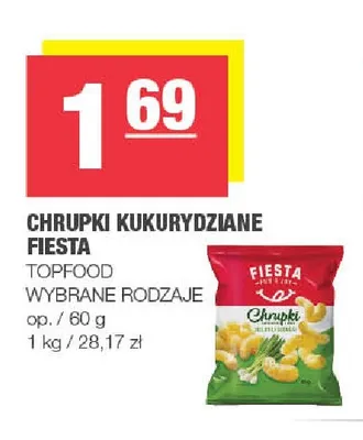 Chrupki kukurydziane Fiesta promocja w SPAR
