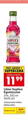 Likier Soplica Egzotyczna Smoczy Owoc Melon promocja w Biedronka
