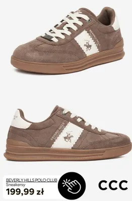 Sneakersy Beverly Hills Polo Club promocja w CCC