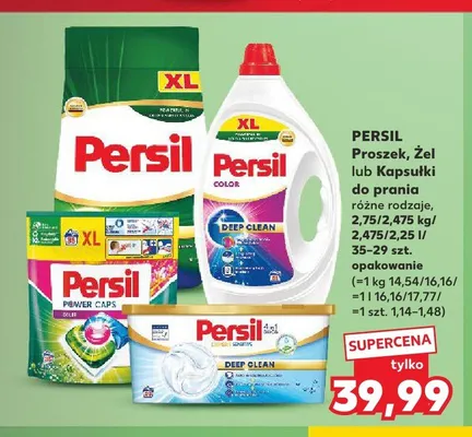 Kapsułki do prania Persil Discs Deep Clean promocja w Kaufland