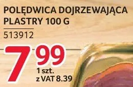 Polędwica dojrzewająca ŻMB Białystok plastry 100g promocja w Selgros