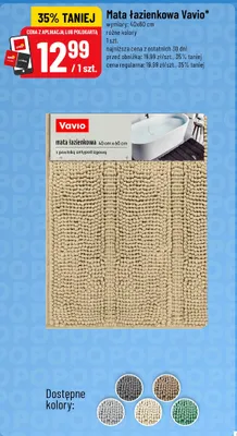 Mata łazienkowa Vavio 40x60 cm promocja w POLOmarket