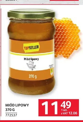 Miód lipowy TOPSELLER promocja w Selgros