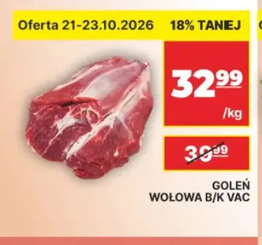 Goleń wołowa b/k vac promocja w API Market