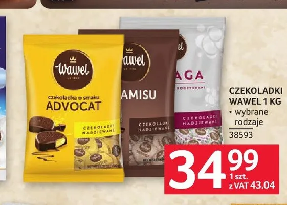 Czekoladki Wawel promocja w Selgros