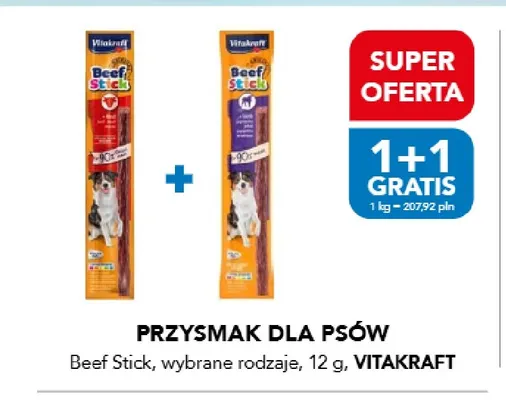 Przysmak dla psów Beef Stick Vitakraft promocja w Aquael zoo