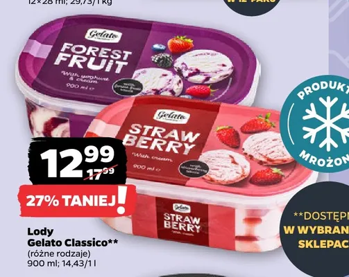 Lody Gelato Classico promocja w Netto