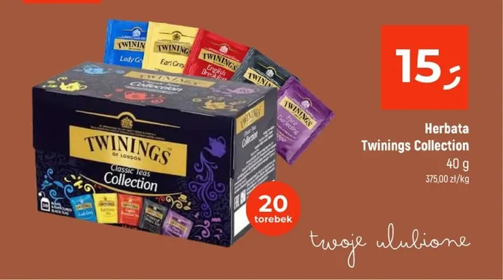 Herbata Twinings Collection promocja w Dealz