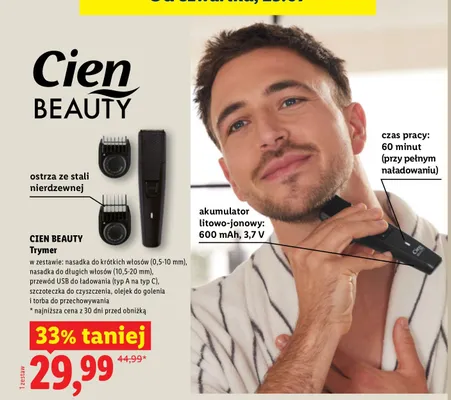 Trymer Cien Beauty promocja w Lidl