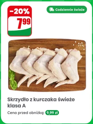 Skrzydło z kurczaka świeże klasa A promocja w Dino