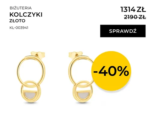 Kolczyki złoto promocja w Briju