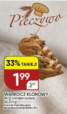 Warkocz klonowy Vandemoortele promocja w Chata Polska