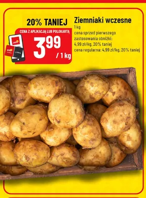 Ziemniaki wczesne promocja w POLOmarket