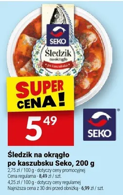 Śledź na okrągło po kaszubsku promocja w Twój Market