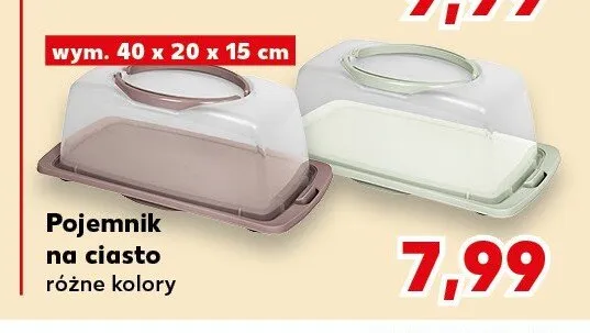Pojemnik na ciasto promocja w Kaufland