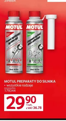 Preparaty do silnika Motul promocja w Selgros