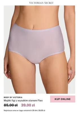 Majtki figi z wysokim stanem Flex Victoria's Secret promocja w Victoria's Secret