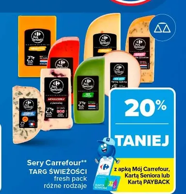 Sery Carrefour Targ Świeżości fresh pack promocja w Carrefour