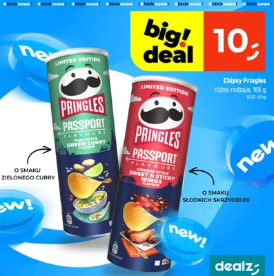 Chipsy Passport Flavours o smaku słodkich skrzydełek promocja w Dealz