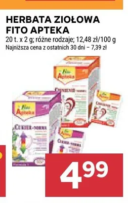 Herbata ziołowa FITO APTEKA promocja w Stokrotka