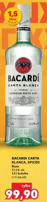 Rum Bacardí Carta Blanca Spiced promocja w Kaufland