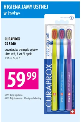 Szczoteczka do mycia zębów ultra soft promocja w Hebe