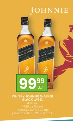 Whisky Johnnie Walker Black Label promocja w Twój Market