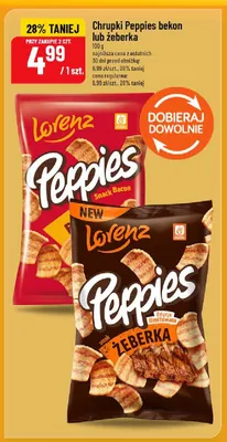 Chrupki Peppies żeberka Lorenz promocja w POLOmarket