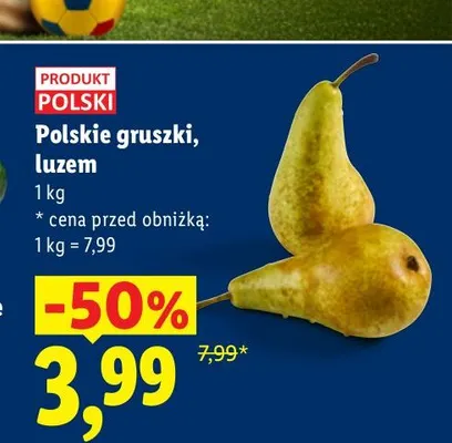 Gruszki polskie promocja w Lidl